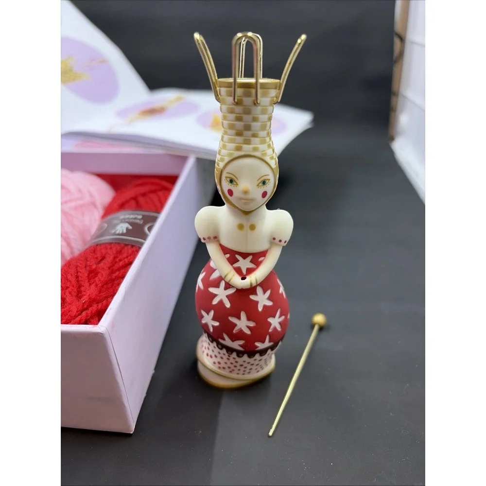 Tricotin Djeco French Knitting Princess Elodie Rouge Ages 7-13 Designed France